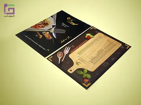 طراحی منوی رستوران؛ اشتها را داخل کیفت حمل کن
