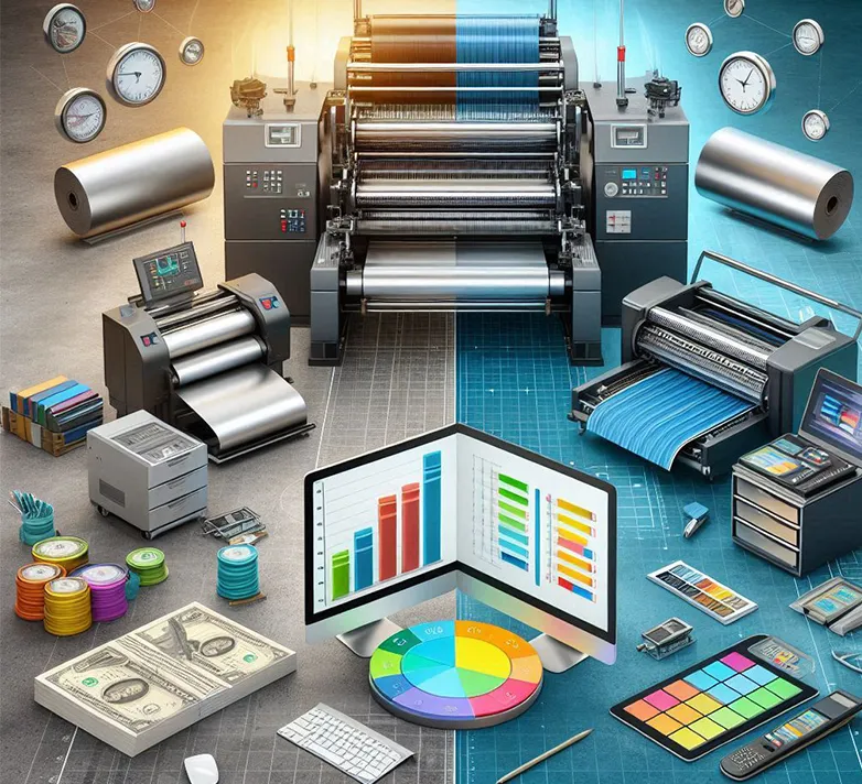 چرا چاپ دیجیتال در تیراژهای پایین به صرفه تر از چاپ افست است ؟ 